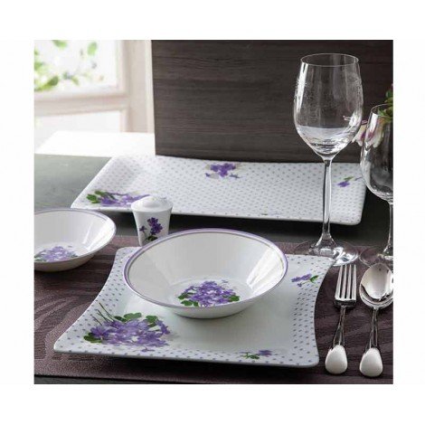 zarin porclain vinci serie jasmin violet model 29 pcs perfect grade Catering and catering